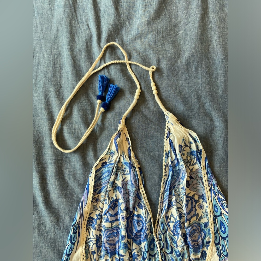 Spell Designs Hotel Paradiso Jumpsuit in Bluebird Size Small - Picture 6 of 15